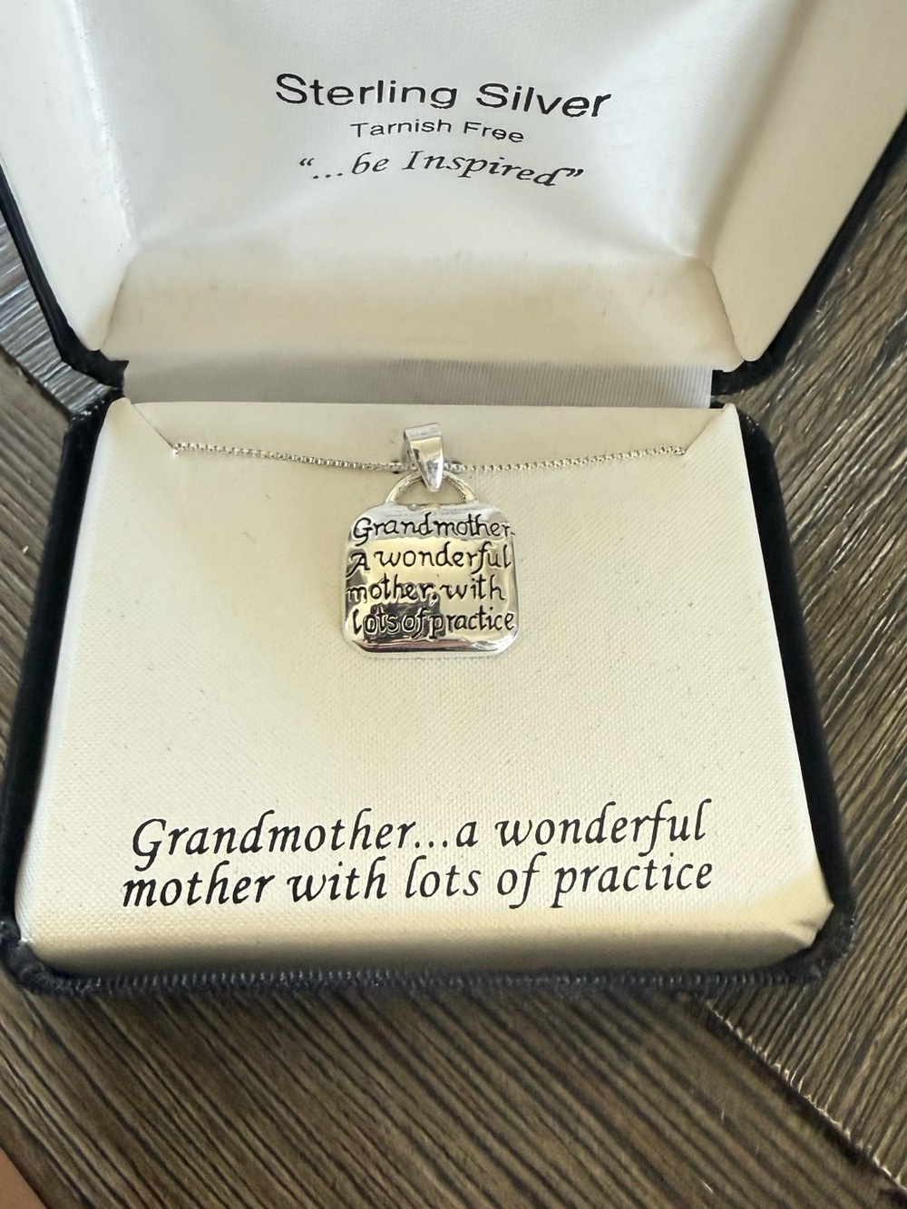 Grandmother Pendant Necklace - 925 Silver